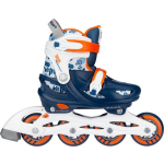 Nijdam Skates Traffic Racer Junior Polyester/oranje/wit - Blauw