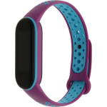Xiaomi Mi band 5/6 dubbel sport band - roze blauw - Horlogeband Armband Polsband