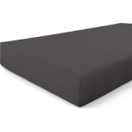 Walra Jersey Stretch Hoeslaken - 100% Gebreide Jersey Katoen - 2-persoons (140x200/210 Cm) - Antraciet - Grijs