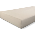 Walra Jersey Stretch Hoeslaken - 100% Gebreide Jersey Katoen - 2-persoons (140x200/210 Cm) - Zand - Beige