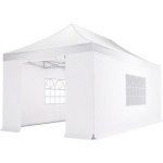 Lizzely Garden & Living Easy Up 3x4,5m 40mm (Aluminium Buizen) Semi Prof Partytent - Wit
