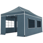 Lizzely Garden & Living Easy Up 3x6m Luxe Partytent - Grijs