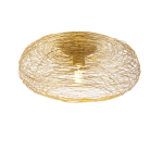 QAZQA Design plafondlamp ovaal - Sarella - Goud