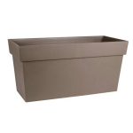 Eda Muret Met Toscane Wielen - 79 X 35 X H 39 Cm - 74 L - Taupe - Rood