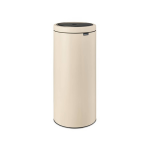 Brabantia Touch Bin Flat Top Afvalemmer 30 Liter Met Kunststof Binnenemmer - Soft - Beige