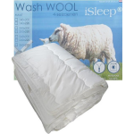 iSleep Wash Wool Wollen 4-seizoenen Dekbed - Wasbare Wol - Lits-jumeaux 240x220 Cm