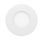 Ecd Germany 4-pack Led-inbouwspots 3w - Paneelplafondspot Ultraslim - 220-240v - Smd 2835 - Ø8,5 Cm - Warm Wit 3000k