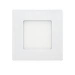 Ecd Germany 6-pack Led-inbouwspots 3w - Paneelplafondspot Ultraslim - 220-240v - Smd 2835 - 8,5x8,5 Cm - Koel Wit 6500k