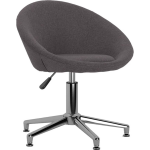 Vidaxl Eetkamerstoelen Draaibaar 4 St Stof Taupe