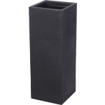 4gardenz ® Stone Pilaar Bloembak 30x30x80 Cm - Steen - Grijs