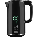 Bourgini Cool Touch Digital Kettle - Digitale Waterkoker - 1,7 Liter - Zwart