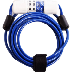 Dunlop Fietsslot Kabelslot Cijferslot 180cm X 4mm Blauw - Combinatieslot - Combination Lock