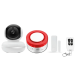 Smartsiren Start Alarmsysteem Met Camera - Slim Alarmsysteem - Uitbreidbaar- Thuismodus - Wifi