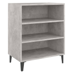 Vidaxl Dressoir 57x35x70 Cm Spaanplaat Beton - Grijs