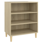 Vidaxl Dressoir 57x35x70 Cm Spaanplaat Sonoma Eikenkleurig - Bruin