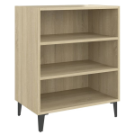 Vidaxl Dressoir 57x35x70 Cm Spaanplaat Sonoma Eikenkleurig - Bruin