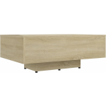 Vidaxl Salontafel 85x55x31 Cm Spaanplaat Sonoma Eikenkleurig - Bruin