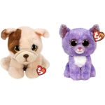 ty - Knuffel - Beanie Buddy - Houghie Dog & Cassidy Cat