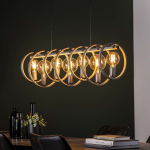 Dimehouse Industriële Hanglamp Winster 7-lichts Oud Zilver - Grijs
