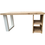 Wood4you Bureau San Diego - Steigerhout 160lx74dx75h Cm Wit