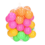 80x Ballenbak Ballen Neon Kleuren 6 Cm - Speelgoed - Ballenbakballen In Felle Kleuren