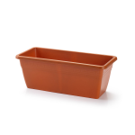 Forte Plastics Plantenbak Terra Cotta Rechthoekig 40 X 18 X 15 Cm - Plantenbakken - Rood