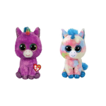 ty - Knuffel - Beanie Buddy - Rosette Unicorn & Blitz Unicorn