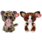 ty - Knuffel - Beanie Buddy - Livvie Leopard & Bush Baby Galago