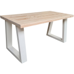 Wood4you Bureau Vancouver Vurenhout 150lx76dx75h Wit