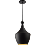 Quvio Hanglamp Rond - Quv5107l-black - Zwart