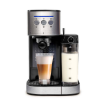Blumill Koffiemachine - Pistonmachine - Incl. Automatische Melkschuimer - Zilver