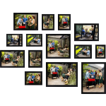 HAES deco - Collage Set 14 Houten Fotolijsten Paris - Sp001901-14 - Zwart