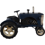 Clayre & Eef e Model Tractor 25*15*18 Cm 6y4611 - Blauw