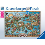 Ravensburger Puzzel 1000pcs Geheimzinnig Atlantis