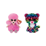 ty - Knuffel - Beanie Boo&apos;s - Camilla Poodle & Dot Leopard