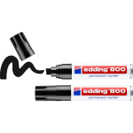 Edding Permanent Markers 2 St 800 - Zwart