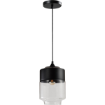 Quvio Hanglamp Langwerpig Glas - Quv5102l-black - Zwart