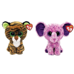 ty - Knuffel - Beanie Boo&apos;s - Tiggy Tiger & Eva Elephant