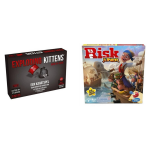 Hasbro Spellenbundel - 2 Stuks - Exploding Kittens Nsfw (18+) & Risk Junior