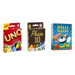 Hasbro Spellenbundel - 3 Stuks - Uno & Phase 10 & Halli Galli