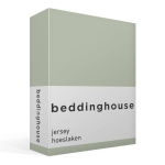 Beddinghouse Jersey Hoeslaken - 100% Gebreide Jersey Katoen - Lits-jumeaux (180x200/220 Cm) - Green - Groen