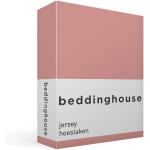 Beddinghouse Jersey Hoeslaken - 100% Gebreide Jersey Katoen - 1-persoons (80/90x200/220 Cm) - Pink - Roze