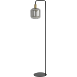 Light & Living Lekar Staande Lamp Transparant - Zwart