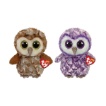 ty - Knuffel - Beanie Buddy - Percy Owl & Moonlight Owl