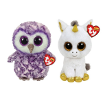 ty - Knuffel - Beanie Buddy - Moonlight Owl & Pegasus Unicorn