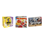 Hasbro Spellenbundel - 3 Stuks - Dobble Classic & Stratego & Stef Stuntpiloot