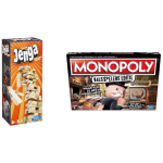 Hasbro Spellenbundel - 2 Stuks - Jenga & Monopoly Valsspelerseditie