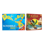 Mattel Spellenbundel - 2 Stuks - Scrabble Junior & Catan Junior