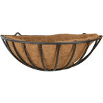 Esschert Design Metalen Hanging Basket/ruif Voor Aan De Wand/muur 50 X 19 Cm - Plantenbakken