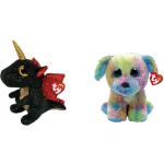 ty - Knuffel - Beanie Boo&apos;s - Grindal Dragon & Max Dog